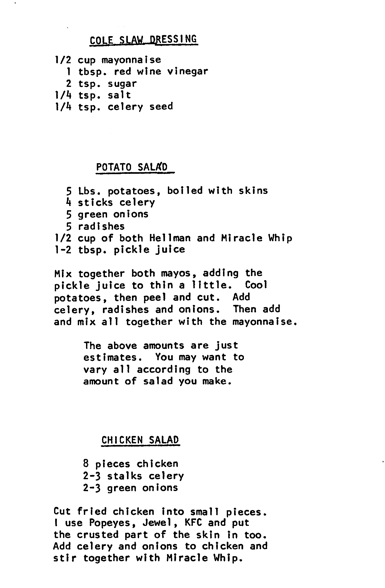 One of Grandma’s recipes with sparse ingredients and directions